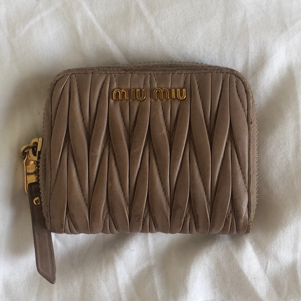 Miu Miu Matelassé wallet